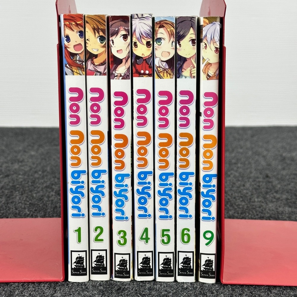 Non Non Biyori Manga Lot Vol 1 2 3 4 5 6 9 Seven Seas English Atto Slice of Life